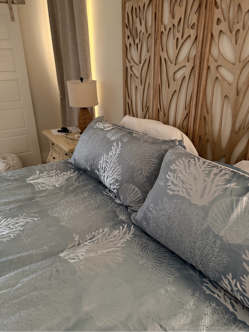 Coastal Coral Reef Comforter Set in Light Blue - Unbranded - Picture 3 of 5